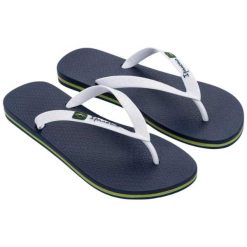 Japonki plażowe męskie Ipanema Clas Brasil. Niebieskie klapki i japonki męskie Ipanema, z materiału. Za 163.99 zł.
