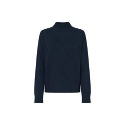Sweter damski Pepe Jeans Idris Perkins. Białe swetry klasyczne damskie Pepe Jeans, na zimę, z jeansu, bez kołnierzyka. W wyprzedaży za 321.40 zł.
