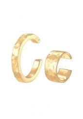 Elli Ladies Earcuff Set Geo Look in 925 Sterling Silver Kolczyki 1 ct Damski. Szare kolczyki damskie Elli, srebrne, z klipsem. Za 233.99 zł.