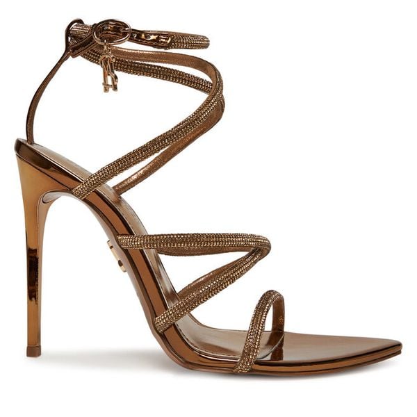 Sandały Steve Madden. Żółte sandały damskie Steve Madden, bez wzorów, bez obcasa, na szpilce. Za 609.99 zł.