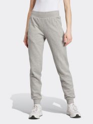 Adidas Spodnie dresowe w kolorze szarym rozmiar: XL. Szare spodnie dresowe damskie Adidas, xl, bez wzorów, z bawełny. Za 158.10 zł.