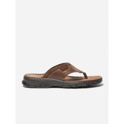 Klapki TBS Jaffare. Brązowe klapki damskie Tbs, bez wzorów, bez obcasa. Za 308.00 zł.