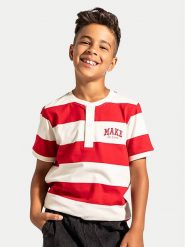 Coccodrillo T-Shirt ZC4143201ABJ Czerwony Regular Fit. Czerwone t-shirty chłopięce COCCODRILLO, bez wzorów, z bawełny, bez ramiączek. Za 39.99 zł.
