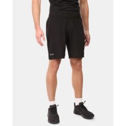 Męskie spodenki fitness Kilpi BRAY-M. Czarne szorty męskie Kilpi, l, do biegania. Za 112.21 zł.
