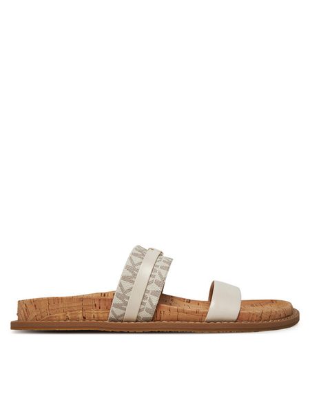 MICHAEL Michael Kors Klapki Mandy 40S5MAFS3L Écru. Klapki damskie MICHAEL Michael Kors, bez wzorów, z materiału, bez obcasa. Za 479.99 zł.