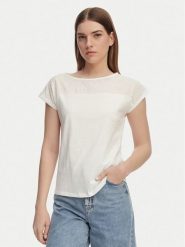 Vero Moda Bluzka Janni 10340707 Biały Regular Fit. Białe bluzki damskie Vero Moda, xs, bez wzorów, z bawełny, bez kołnierzyka, bez ramiączek. Za 109.99 zł.