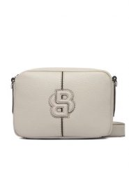 BOSS Torebka Anett New Crossbody 50557914 Szary. Szare listonoszki damskie Boss, bez wzorów, ze skóry, bez dodatków. Za 699.99 zł.