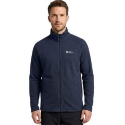 Bluza turystyczna męska Jack Wolfskin Jamari. Niebieskie bluzy bez kaptura męskie Jack Wolfskin, m, z poliesteru. Za 388.64 zł.