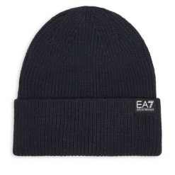 Czapka EA7 Emporio Armani. Niebieskie czapki męskie EA7 Emporio Armani, na zimę, bez wzorów. Za 199.99 zł.