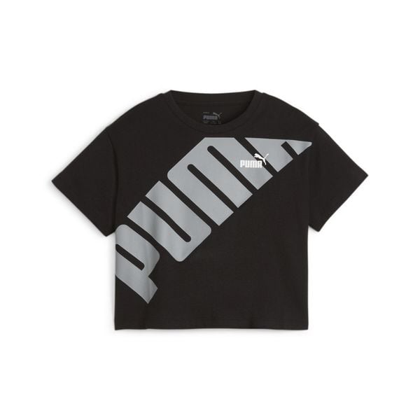 Puma Koszulka Power Short Lenght 67985301. Czarne bluzki sportowe damskie Puma, m, z bawełny, bez kołnierzyka, bez ramiączek. Za 67.99 zł.