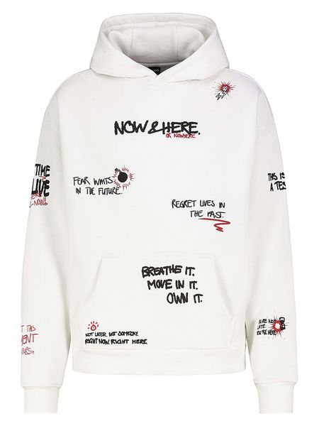 Sublevel Bluza w kolorze białym rozmiar: M. Białe bluzy z kapturem męskie Sublevel, m. Za 161.34 zł.