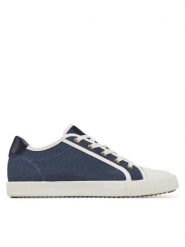 Geox Trampki D Blomiee D556HB 0AS54 C4084 Granatowy. Niebieskie trampki i tenisówki damskie Geox, bez wzorów, ze skóry. Za 239.99 zł.