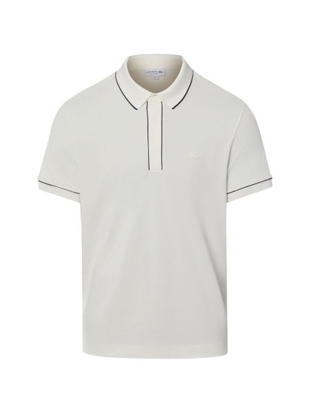 Lacoste koszulka polo Mężczyźni Bawełna biały, 4. Białe koszulki polo męskie Lacoste, l, z bawełny, bez ramiączek. Za 699.95 zł.