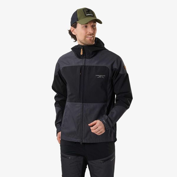 Kurtka outdoor hiking męska Swedemount Nordkap Stretch Jacket II oddychająca. Czarne kurtki outdoor męskie SWEDEMOUNT, m, bez wzorów, z materiału, bez kaptura. Za 499.99 zł.