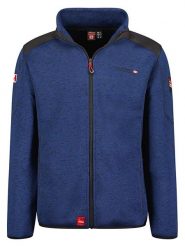 ANAPURNA Kurtka polarowa "Turbine" w kolorze granatowym rozmiar: M. Niebieskie kurtki męskie ANAPURNA, m, bez wzorów, z materiału, bez kaptura. Za 170.07 zł.