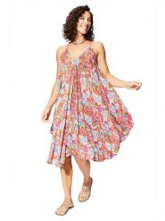 Ipanima Sukienka ze wzorem rozmiar: 34-40. Sukienki damskie Ipanima, bez wzorów, klasyczne, z asymetrycznym kołnierzem, bez ramiączek, midi, asymetryczne. Za 65.99 zł.