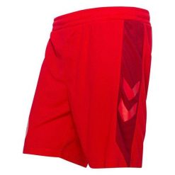 Short Home Hummel DBU 2022/23. Czerwone szorty męskie HUMMEL, bez wzorów, sportowe. Za 225.50 zł.