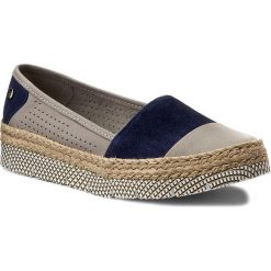 Espadryle MACIEJKA - 02960-03/00-5 Popiel. Niebieskie espadryle damskie Maciejka, bez wzorów, z nubiku, bez obcasa, na płaskiej podeszwie. W wyprzedaży za 179.00 zł.
