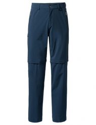 Spodnie męskie Farley Stretch ZO Pants II. Niebieskie szorty męskie Vaude, na jesień, bez wzorów, z materiału. Za 541.95 zł.