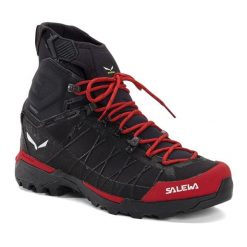 Buty trekkingowe męskie Salewa Ortles Light Mid PTX. Czarne buty trekkingowe męskie Salewa, bez zapięcia, trekkingowe. Za 1,229.00 zł.