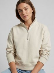 MOSS COPENHAGEN Bluza "Illiana" w kolorze kremowym rozmiar: XS/S. Brązowe bluzy bez kaptura damskie MOSS COPENHAGEN, s. Za 122.67 zł.