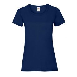 Koszulka Damska Valueweight. Niebieskie bluzki damskie Fruit of the Loom, s, bez wzorów, sportowe, bez kołnierzyka, bez ramiączek. Za 30.99 zł.