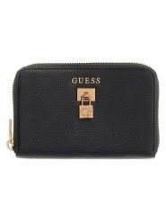 Guess Portfel w kolorze czarnym - 14 x 9 x 2,5 cm rozmiar: onesize. Czarne portfele damskie Guess, z aplikacjami, z materiału. Za 173.99 zł.