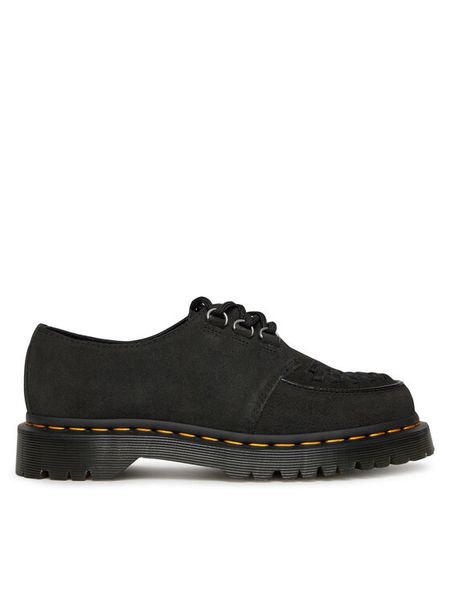 Dr. Martens Półbuty Ramsey DM40572001 Czarny. Czarne półbuty damskie Dr. Martens, bez wzorów, ze skóry, bez obcasa, na płaskiej podeszwie. Za 579.99 zł.
