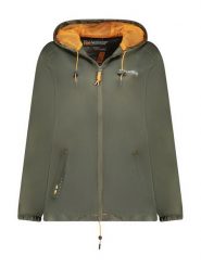 Geographical Norway Kurtka przejściowa w kolorze khaki rozmiar: XL. Brązowe kurtki damskie Geographical Norway, xl, bez wzorów, bez kaptura. Za 79.03 zł.