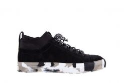 Trampki Sca'viola LWU15 Black, Czarny, Skóra naturalna - 36. Czarne trampki i tenisówki damskie Sca'viola, bez wzorów, z materiału. W wyprzedaży za 89.10 zł.