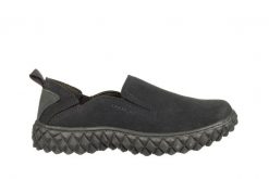 Półbuty Rock X Walk Dark Grey Men's, Szary, Skóra naturalna - 45. Szare półbuty męskie Rock Spring, z materiału, bez zapięcia. W wyprzedaży za 89.10 zł.