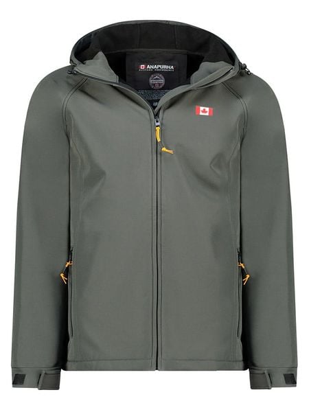 ANAPURNA Kurtka softshellowa "Tamigolorana" w kolorze szarym rozmiar: 3XL. Szare kurtki outdoor męskie ANAPURNA, xl, bez wzorów, bez kaptura. Za 165.99 zł.