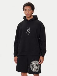 HUGO Bluza Duwrestie 50542399 Czarny Regular Fit. Czarne bluzy bez kaptura męskie Hugo, m, z bawełny. Za 589.99 zł.