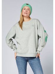 Chiemsee Bluza w kolorze szaro-zielonym rozmiar: S. Szare bluzy bez kaptura damskie Chiemsee, s, z bawełny. Za 139.54 zł.