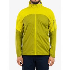 Kurtka przeciwdeszczowa męska Rab Kinetic Ultra Jacket. Żółte kurtki męskie RAB, m, bez wzorów, bez kaptura. Za 696.99 zł.