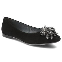 Czarne Baleriny Armodo Płaskie Eleganckie Obuwie Damskie. Czarne baleriny damskie Armodo, z aplikacjami, bez obcasa, na płaskiej podeszwie. Za 499.00 zł.
