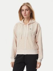 Lacoste Bluza SF7606 Różowy jasny Regular Fit. Czerwone bluzy bez kaptura damskie Lacoste, z syntetyku. Za 692.99 zł.