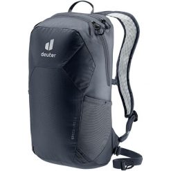 Plecak turystyczny Deuter Speed Lite 13 - black. Czarne plecaki damskie Deuter, bez wzorów, z materiału, klasyczne. Za 380.99 zł.