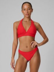 4F Góra od bikini damska - czerwona XXL. Czerwone bikini damskie 4f, bez wzorów. Za 69.99 zł.