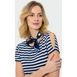 Top z pęknieciem na rękawach. Topy damskie Greenpoint, bez wzorów, z bawełny, bez kołnierzyka. Za 14.99 zł.