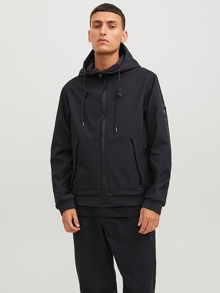 Jack & Jones Kurtka przejściowa w kolorze czarnym rozmiar: S. Czarne kurtki męskie Jack & Jones, s, bez wzorów, bez kaptura. Za 187.95 zł.