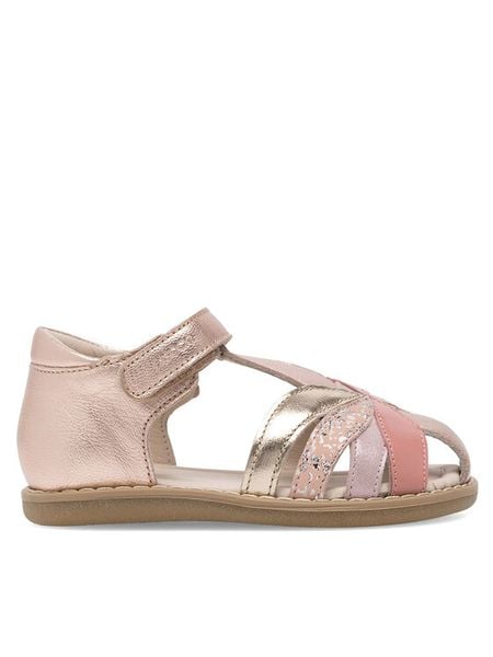 Lasocki Kids Sandały BOB CI12-BOB-04(II)DZ Różowy. Czerwone sandały dziewczęce Lasocki Kids, ze skóry, bez zapięcia. Za 129.99 zł.