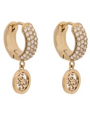 Guess Kolczyki JUBE03 301JW Złoty. Żółte kolczyki damskie Guess, metalowe. Za 229.99 zł.