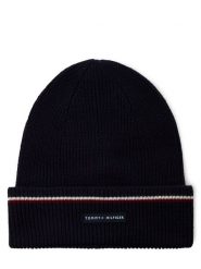 Tommy Hilfiger czapka z zawartością wełny Mężczyźni Wełna niebieski, ONE SIZE. Niebieskie czapki męskie Tommy Hilfiger, z aplikacjami, z dzianiny, klasyczne. Za 179.95 zł.