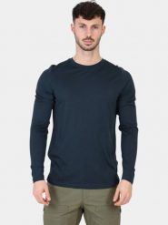 Bluza męska Fjallraven Abisko Wool LS. Niebieskie bluzy z kapturem męskie Fjällräven, na jesień, m, z materiału. Za 399.00 zł.
