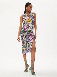 Just Cavalli Sukienka codzienna 76PAO939 Kolorowy Slim Fit. Sukienki damskie Just Cavalli, na co dzień, bez wzorów, z wiskozy, bez kołnierzyka, bez ramiączek, proste. Za 2,709.00 zł.