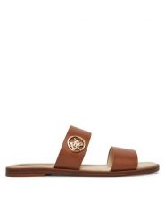 Beverly Hills Polo Club Klapki HY58110-1 Brązowy. Brązowe klapki damskie Beverly Hills Polo Club, bez wzorów, z materiału, bez obcasa. Za 139.99 zł.