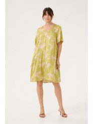 CULTURE Sukienka w kolorze beżowo-zielonym rozmiar: M. Brązowe sukienki damskie Culture, na co dzień, m, bez wzorów, z wiskozy, klasyczne, bez kołnierzyka, bez ramiączek, midi, proste. Za 173.99 zł.