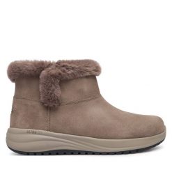 Śniegowce Skechers. Brązowe śniegowce damskie Skechers. Za 429.99 zł.