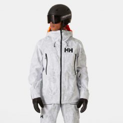 Kurtka narciarska Helly Hansen Sogn Shell 2.0. Szare kurtki męskie Helly Hansen, na zimę, m, bez wzorów, sportowe, bez kaptura. W wyprzedaży za 1,420.50 zł.